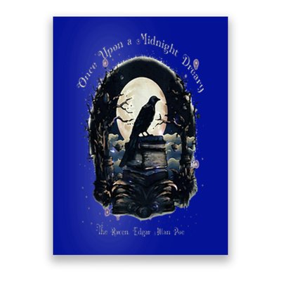 Once Upon A Midnight Dreary The Raven By Edgar Allan Poe Poster