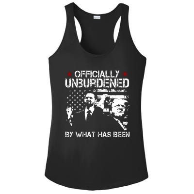 Officially Unburdened By What Has Been Trump Victory Ladies PosiCharge Competitor Racerback Tank