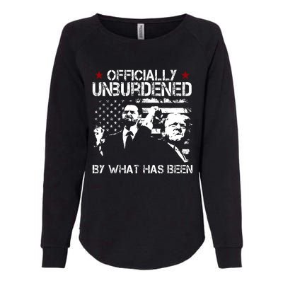 Officially Unburdened By What Has Been Trump Victory Womens California Wash Sweatshirt