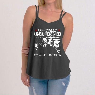 Officially Unburdened By What Has Been Trump Victory Women's Strappy Tank