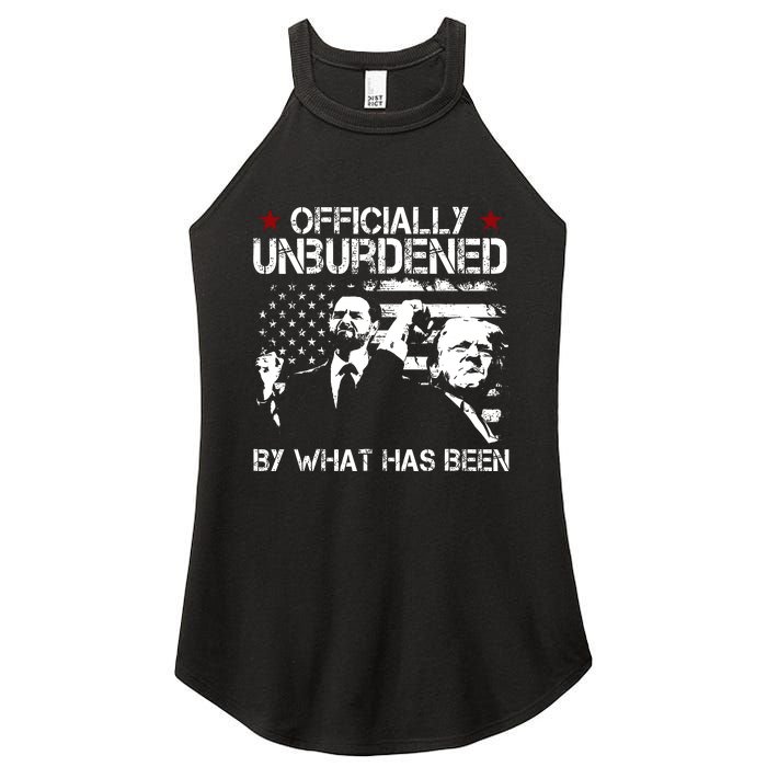 Officially Unburdened By What Has Been Trump Victory Women’s Perfect Tri Rocker Tank