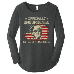 Officially Unburdened By What Has Been Trump Victory Women's Perfect Tri Tunic Long Sleeve Shirt