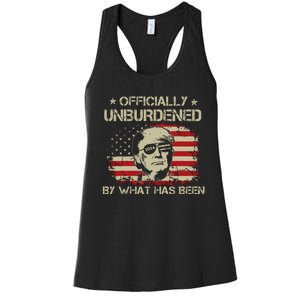 Officially Unburdened By What Has Been Trump Victory Women's Racerback Tank