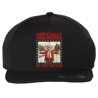 Officially Unburdened By What Has Been Trump Victory Xmas Wool Snapback Cap