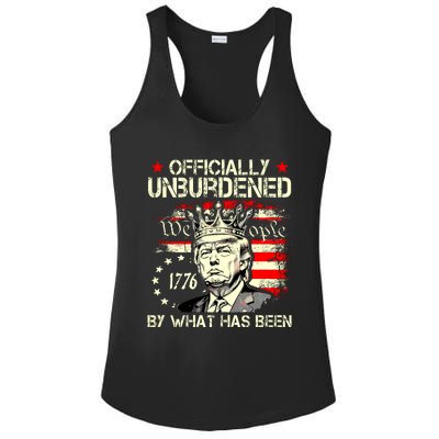 Officially Unburdened By What Has Been Trump Victory Ladies PosiCharge Competitor Racerback Tank