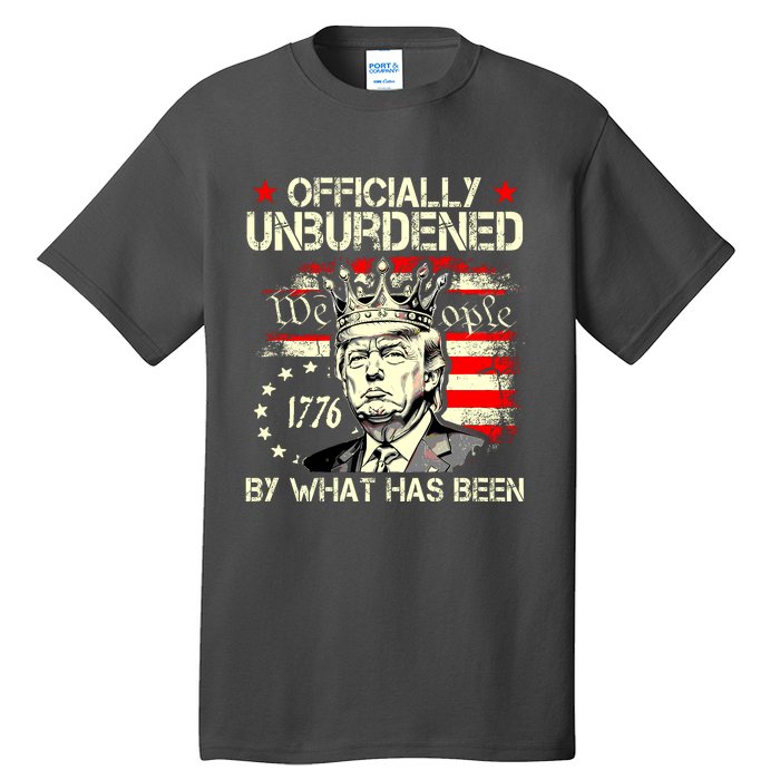 Officially Unburdened By What Has Been Trump Victory Tall T-Shirt