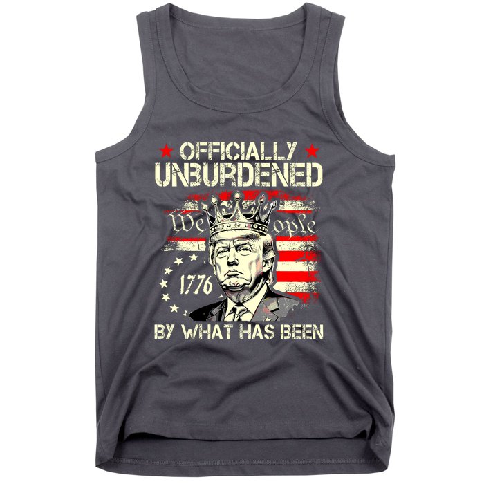 Officially Unburdened By What Has Been Trump Victory Tank Top