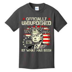 Officially Unburdened By What Has Been Trump Victory Kids T-Shirt