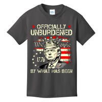 Officially Unburdened By What Has Been Trump Victory Kids T-Shirt