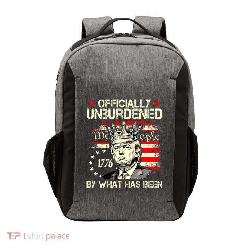 Officially Unburdened By What Has Been Trump Victory Vector Backpack