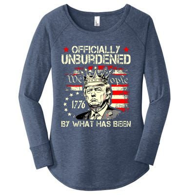 Officially Unburdened By What Has Been Trump Victory Women's Perfect Tri Tunic Long Sleeve Shirt