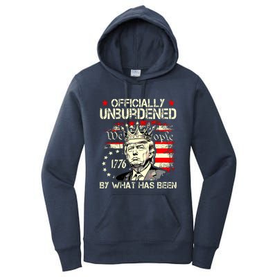 Officially Unburdened By What Has Been Trump Victory Women's Pullover Hoodie