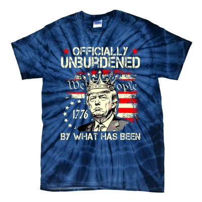 Officially Unburdened By What Has Been Trump Victory Tie-Dye T-Shirt