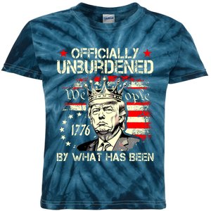 Officially Unburdened By What Has Been Trump Victory Kids Tie-Dye T-Shirt