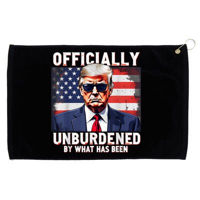 Officially Unburdened By What Has Been Trump Victory Grommeted Golf Towel