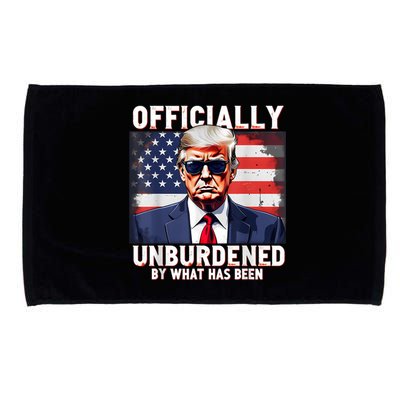 Officially Unburdened By What Has Been Trump Victory Microfiber Hand Towel