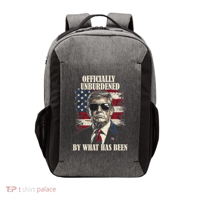 Officially Unburdened By What Has Been Trump Victory Vector Backpack