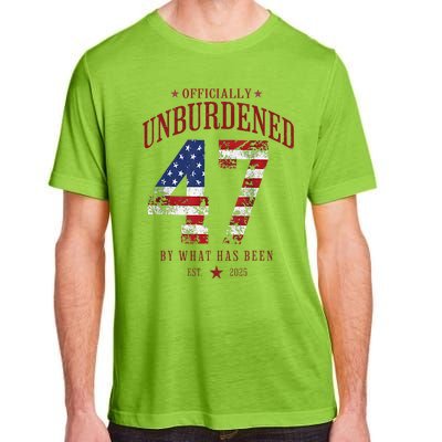 Officially Unburdened By What Has Been Trump Victory Adult ChromaSoft Performance T-Shirt