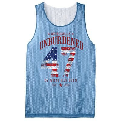 Officially Unburdened By What Has Been Trump Victory Mesh Reversible Basketball Jersey Tank