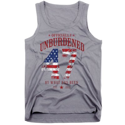 Officially Unburdened By What Has Been Trump Victory Tank Top