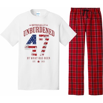 Officially Unburdened By What Has Been Trump Victory Pajama Set