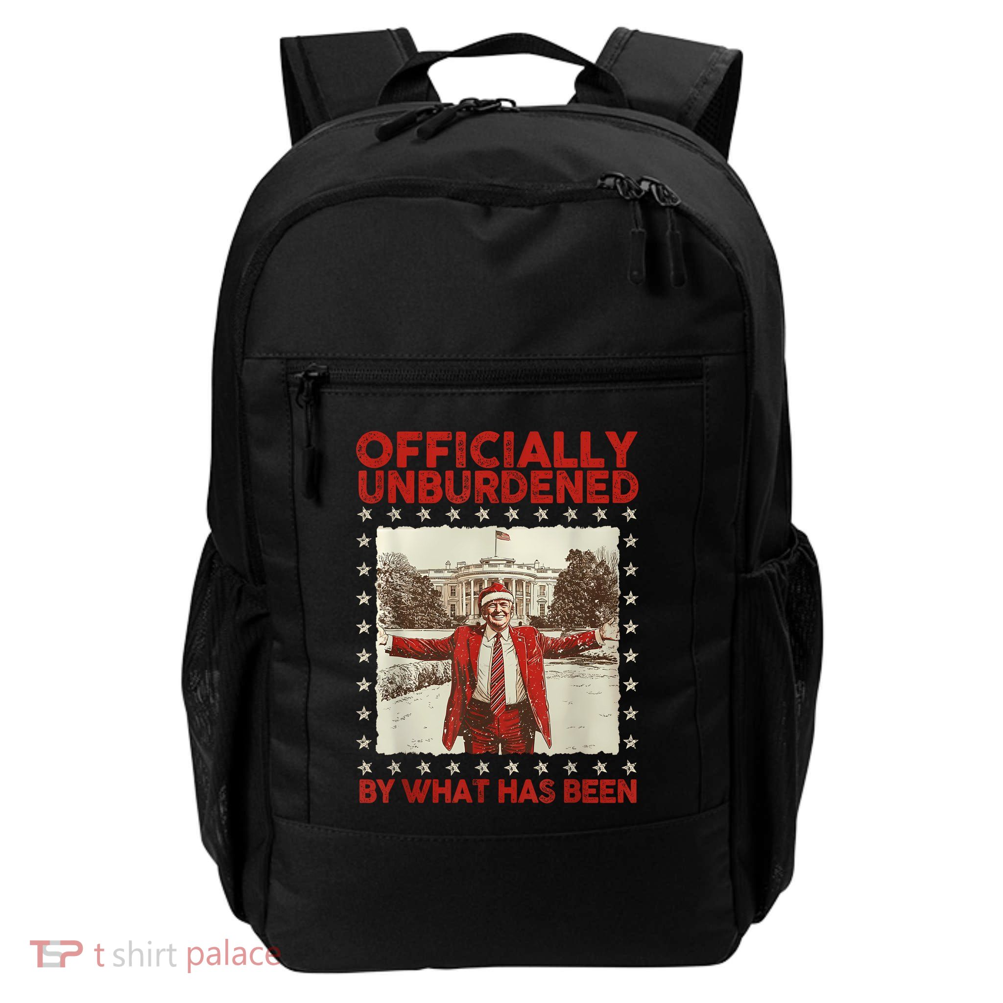 Officially Unburdened By What Has Been Trump Victory Xmas Daily Commute Backpack