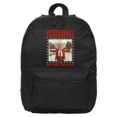 Officially Unburdened By What Has Been Trump Victory Xmas 16 in Basic Backpack