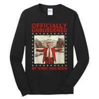 Officially Unburdened By What Has Been Trump Victory Xmas Tall Long Sleeve T-Shirt