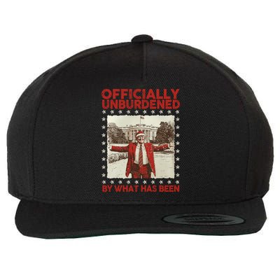 Officially Unburdened By What Has Been Trump Victory Xmas Wool Snapback Cap