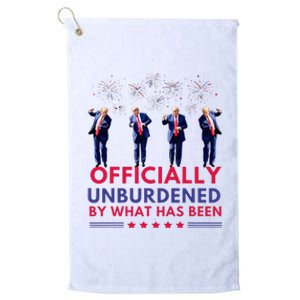 Officially Unburdened By What Has Been Trump Victory Platinum Collection Golf Towel