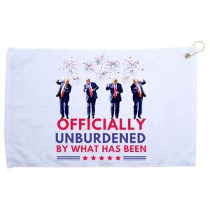 Officially Unburdened By What Has Been Trump Victory Grommeted Golf Towel