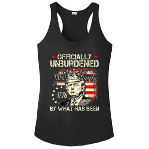 Officially Unburdened By What Has Been Trump Victory Ladies PosiCharge Competitor Racerback Tank