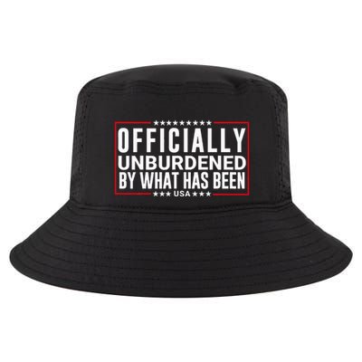 Officially Unburdened By What Has Been Trump Won Funny Meme Cool Comfort Performance Bucket Hat