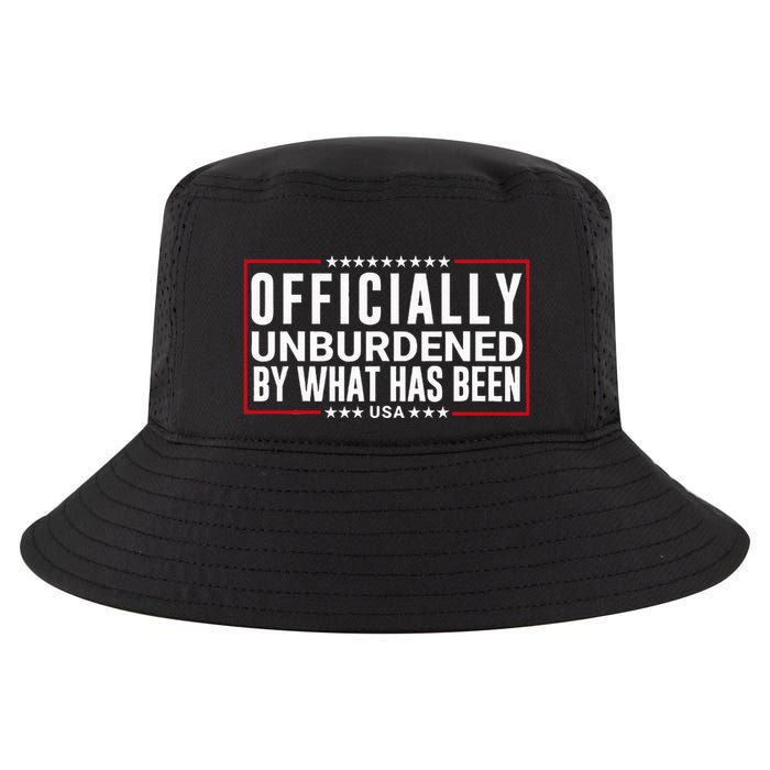 Officially Unburdened By What Has Been Trump Won Funny Meme Cool Comfort Performance Bucket Hat