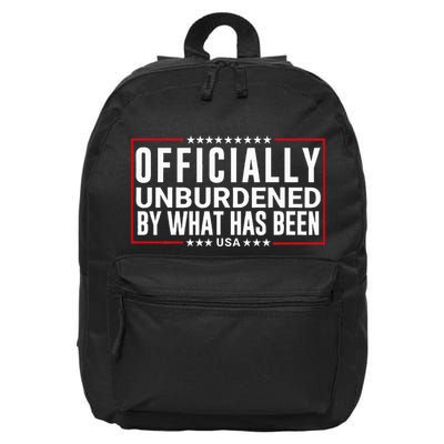 Officially Unburdened By What Has Been Trump Won Funny Meme 16 in Basic Backpack