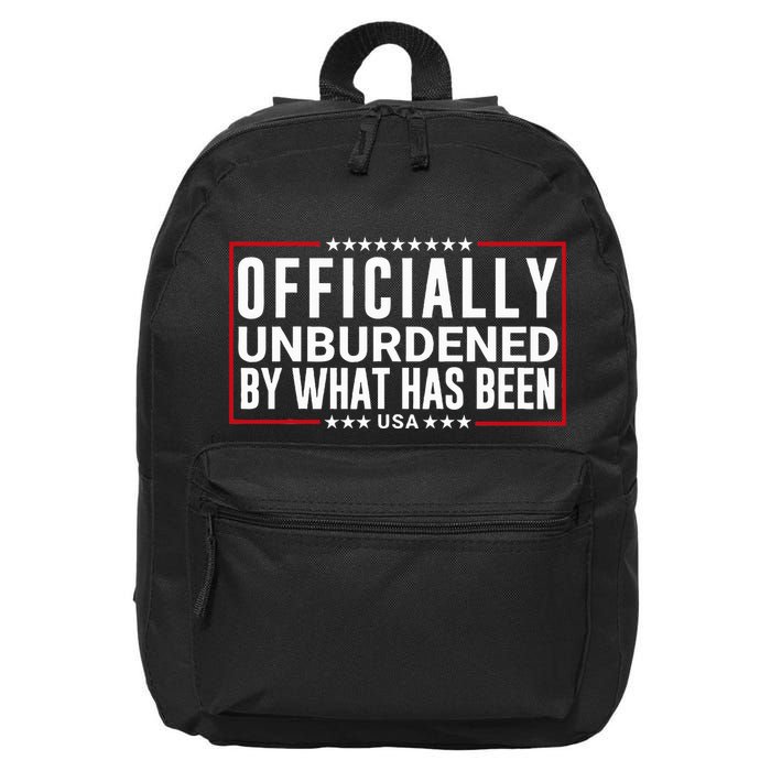 Officially Unburdened By What Has Been Trump Won Funny Meme 16 in Basic Backpack