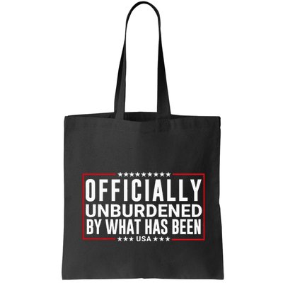 Officially Unburdened By What Has Been Trump Won Funny Meme Bag