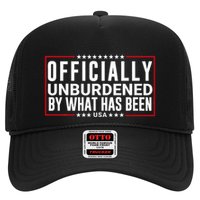Officially Unburdened By What Has Been Trump Won Funny Meme Trucker Hat