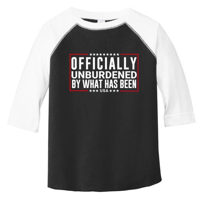 Officially Unburdened By What Has Been Trump Won Funny Meme Toddler Fine Jersey T-Shirt