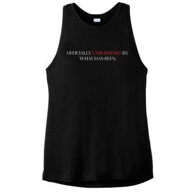 Officially Unburdened By What Has Been Trump Victory 2024 Trump Won Ladies PosiCharge Tri-Blend Wicking Tank