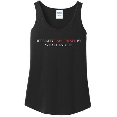 Officially Unburdened By What Has Been Trump Victory 2024 Trump Won Ladies Essential Tank