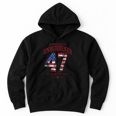 Officially Unburdened By What Has Been Trump Victory Gift Hoodie