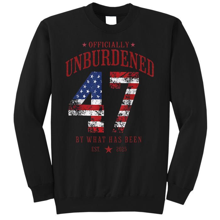 Officially Unburdened By What Has Been Trump Victory Gift Sweatshirt