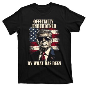 Officially Unburdened By What Has Been Trump Victory We Won T-Shirt