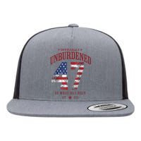 Officially Unburdened By What Has Been Trump Victory Flat Bill Trucker Hat