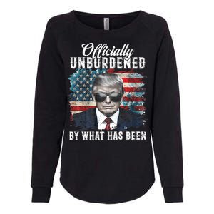 Officially Unburdened By What Has Been Trump Victory Womens California Wash Sweatshirt