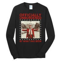 Officially Unburdened By What Has Been Trump Victory Xmas Tall Long Sleeve T-Shirt