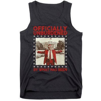 Officially Unburdened By What Has Been Trump Victory Xmas Tank Top