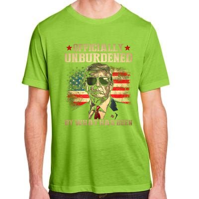 Officially Unburdened By What Has Been Trump Victory Adult ChromaSoft Performance T-Shirt