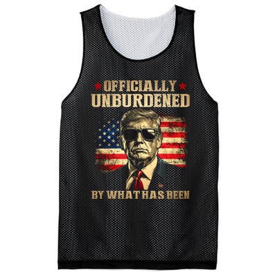 Officially Unburdened By What Has Been Trump Victory Mesh Reversible Basketball Jersey Tank